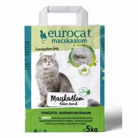 Macska alom Eurocat 5 kg illatmentes (csomosodó)