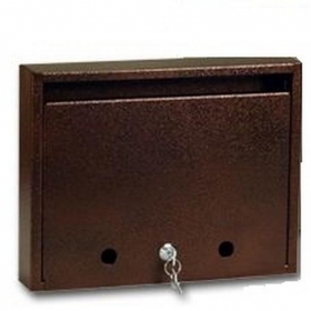 Postaládai fekvő bronz 35x27 cm, kulcsos	