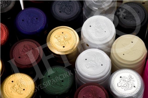 Kapszula  boros üvegre 55 darab/csomag tépőzáras 31x60mm nemzeti színű