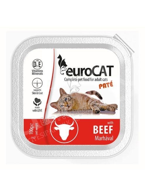 Pástétom -  paté alutálkában Eurocat 100 gr marhahúsos